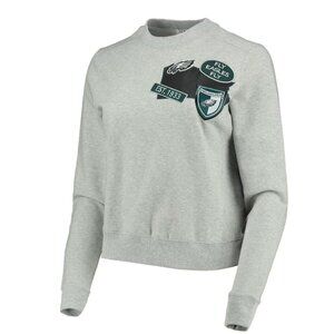 Wear By Erin Andrews Philadelphia Eagles Sweatshirt Women's XXL‎ Gray Crewneck